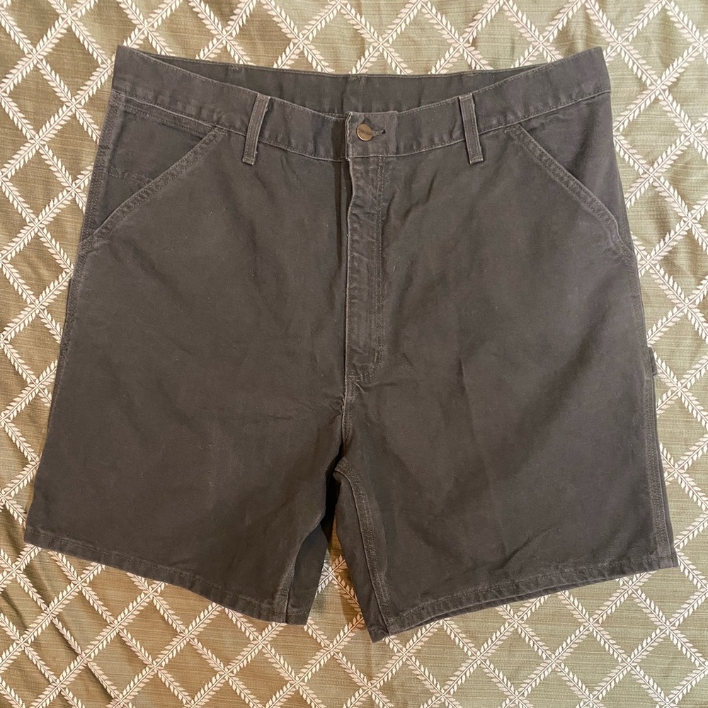 Carhartt Sandstone Duck Work Shorts NWT Size 40 canvas cotton carpenter/painter